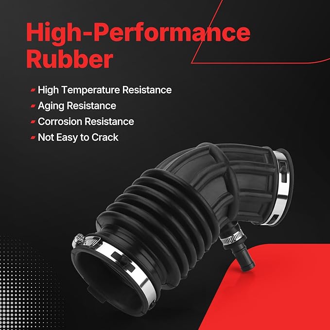 16576-JA000 Air Cleaner Intake Hose Tube with Clamps 2007 2008 2009 2010 2011 2023 2013 for Altima 2.5L 4 Cylinder Engine