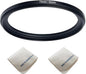 72mm Lens to 62mm Camera Lens Adapter 72mm to 62mm Step Down Ring Adapter Ring for All Brands of UV ND CPL, with Premium Lens Wiping Cloth 2 Pack (72mm-62mm)