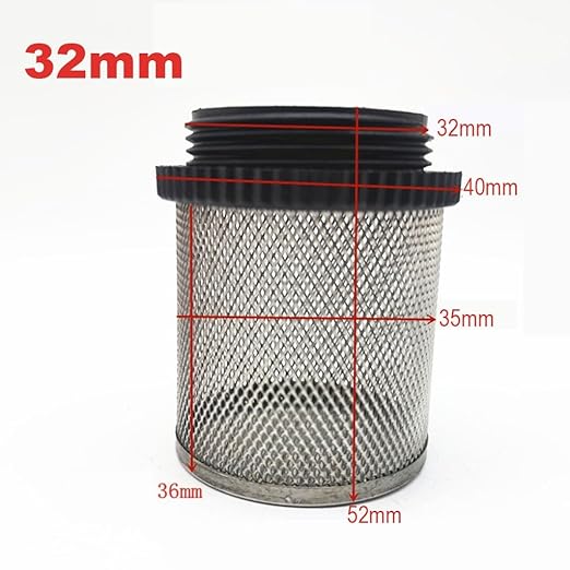 Heavy-Duty Plastic Strainer 1/2 3/4 - Male Inline Filter with Mesh Net for Pond Pumps & Greenhouse Watering(1")