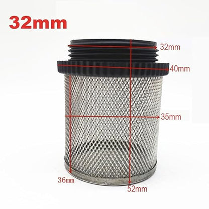 Heavy-Duty Plastic Strainer 1/2 3/4 - Male Inline Filter with Mesh Net for Pond Pumps & Greenhouse Watering(1")