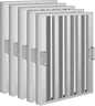 Hood Filters 19.5W x 24.5H Inch, 430 Stainless Steel, Commercial Kitchen Range Hood Baffle Grease Filter, 4 Groove, for Restaurant Exhaust Hood Systems, Easy to Clean (5 Pack)