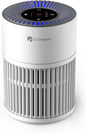 Dr.Prepare Air Purifiers for Bedroom,Quiet Air Purifier with 15 dB Sleep Mode & Night Light,H13 HEPA Washable Filter, 360°Air Inlet, 3 Timer 12W Design, Air Cleaner for Pet Dander,smoke