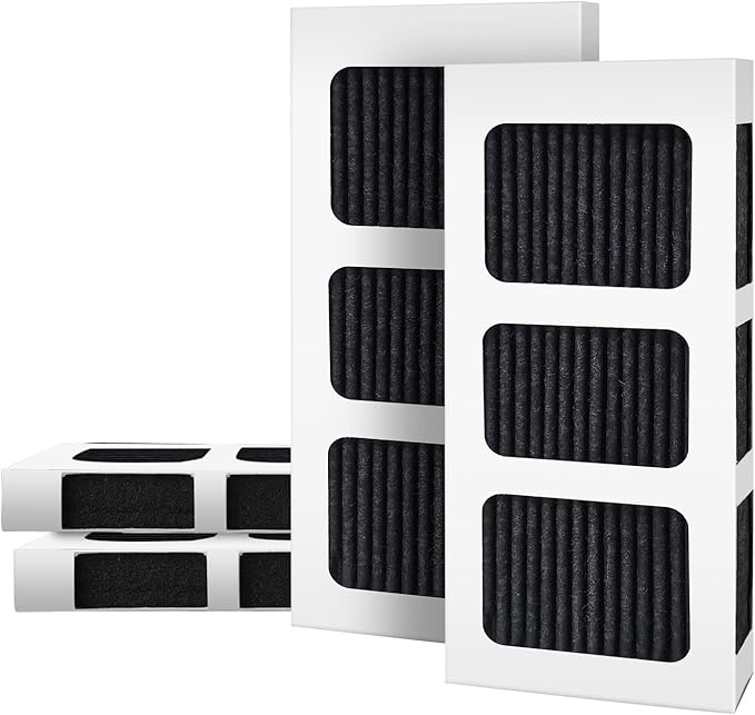 GLACIER FRESH Replacement for Frigidaire Refrigerator Air Filter, Compatible with PAULTRA2, Pureair Ultra 2, Pure Air Ultra 2, Pureair Ultra ii, Electrolux 242047805, 5303918847, EAP12364179(4 Pack)
