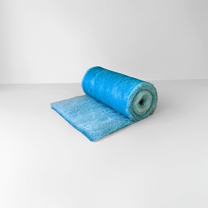 Fiberglass Paint Booth Filter Roll for Spray Booth 18-Gram Blue 200ft (30" x 200ft)