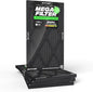 PuroAir MegaFilter - 14x25x1 Air Filter MERV 13 Activated CarbonTech Defense - Heavy Duty 3 Layer Furnace Filters Allergens, Pollen, Dust, Pet Dander, Smoke, Odors - HVAC Air Filter 14x25x1 (4-Pack)
