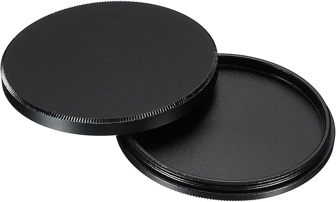 PATIKIL 46mm Lens Cap, Camera Lens Cap Cover Universal Front Metal Lens Filter Stacks Cap Protective Case for 46mm Camera Circular Polarizing Fader ND Filter, Black