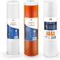 Aquaboon 5 Micron 20 x 4.5 Water Filters Whole House Set NSF Certified Water Filter Replacement Cartridges CTO & KDF & Sediment Compatible with FC25B
