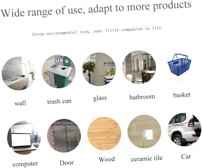 Recycle Decals for Trash Can Waste Bin Sticker Waste Sorting Decals Remind Sorting Habit