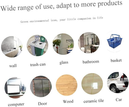 Recycle Decals for Trash Can Waste Bin Sticker Waste Sorting Decals Remind Sorting Habit