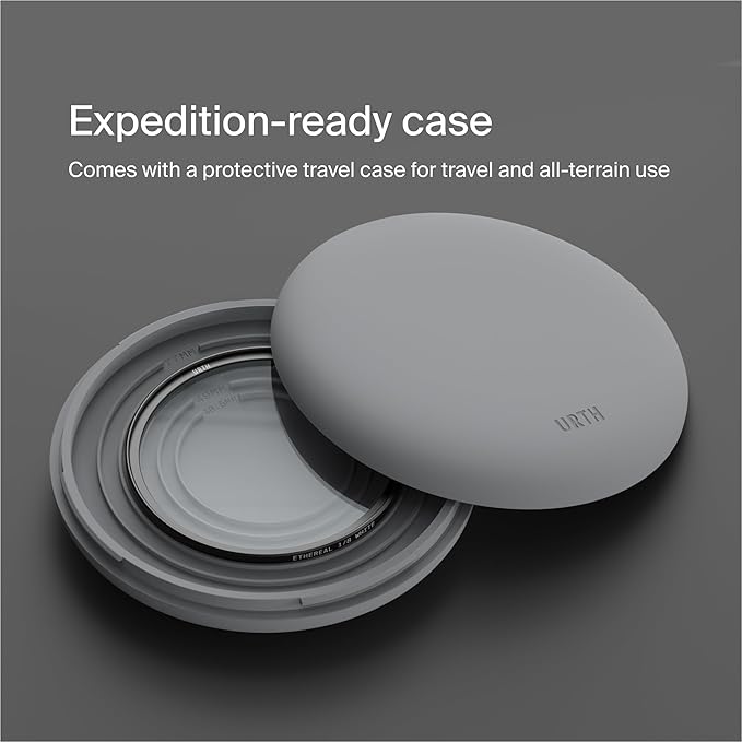 Urth 49mm Magnetic Ethereal White Mist ⅛ Diffusion Lens Filter (Plus) — Cinematic Effect, 20-Layer Nano-Coated Light Dispersing Particles