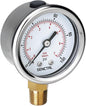 SENCTRL 100 Psi Lead-Free Pressure Gauge, 2" Dial, 1/4 NPT Lower Mount, Waterproof, Stainless Steel Case, for Home Potable Water Tank, Well Pump, RV Regulator, Espresso, Pool Filter Test