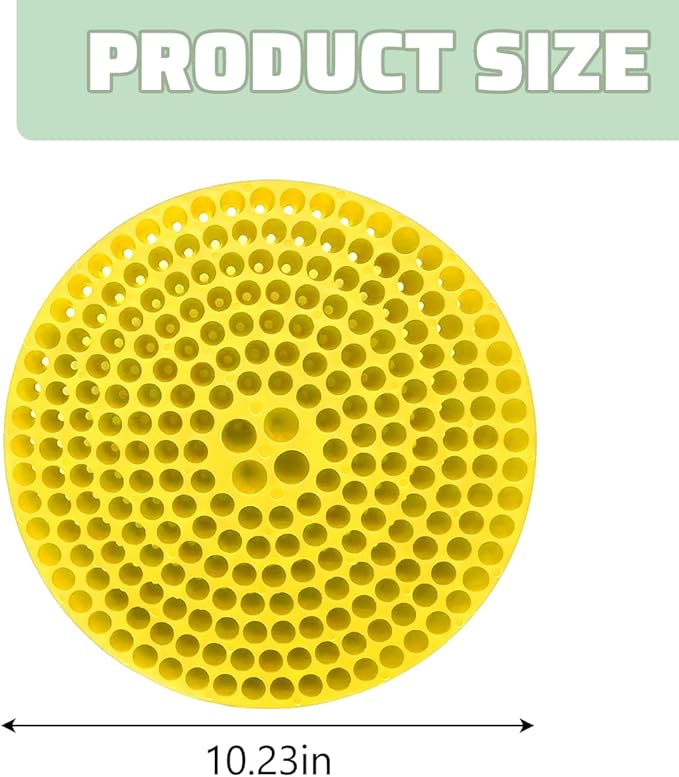 Car Wash Bucket Grit Trap Inserts, Vehicle Detailing Wash Filter for Remove Dust and Dirt, Automotive Cleaning Tool Fits 12 Inch Diameter Bucket, Universal for SUV RV Truck (Yellow)