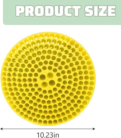 Car Wash Bucket Grit Trap Inserts, Vehicle Detailing Wash Filter for Remove Dust and Dirt, Automotive Cleaning Tool Fits 12 Inch Diameter Bucket, Universal for SUV RV Truck (Yellow)