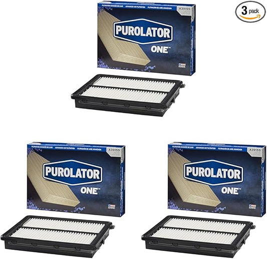 Purolator A39155 PurolatorONE Advanced Engine Air Filter (Pack of 3)