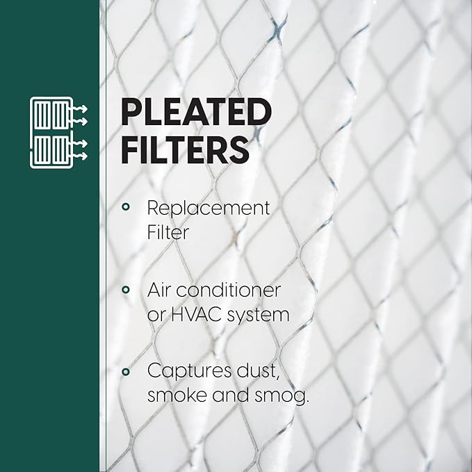 EconoHome 20x25x4 AC Furnace Pleated Air Filter MERV 11 Replacement, 1 Pack, Fits Lennox (X6673), Honeywell (FC100A1037) filters. (Actual size: 19.94 x 24.86 x 4.36 Inches)