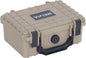 MEIJIA IP67 waterproof hard compact case,Customizable Fit Foam,8.12”x6.56”x 3.56”,Fit Use of Drones, Cameras,Equipments,lens (Desert Tan)