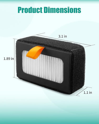 Air Filter Fit for Bambu Lab HEPA 13 + Activated Carbon Combo for X1/P1 Series 3D Printers