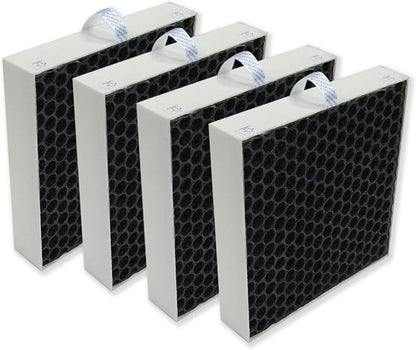 PUREBURG Replacement Filter Compatible with BLUEAIR 5410i 5440i DustMagnet Air Purifiers 5400 Series ,2-Pack (4 Filters) H13 HEPA 3-Stage Filtration Activated Carbon 2-IN-1