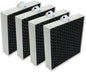 PUREBURG Replacement Filter Compatible with BLUEAIR 5410i 5440i DustMagnet Air Purifiers 5400 Series ,2-Pack (4 Filters) H13 HEPA 3-Stage Filtration Activated Carbon 2-IN-1