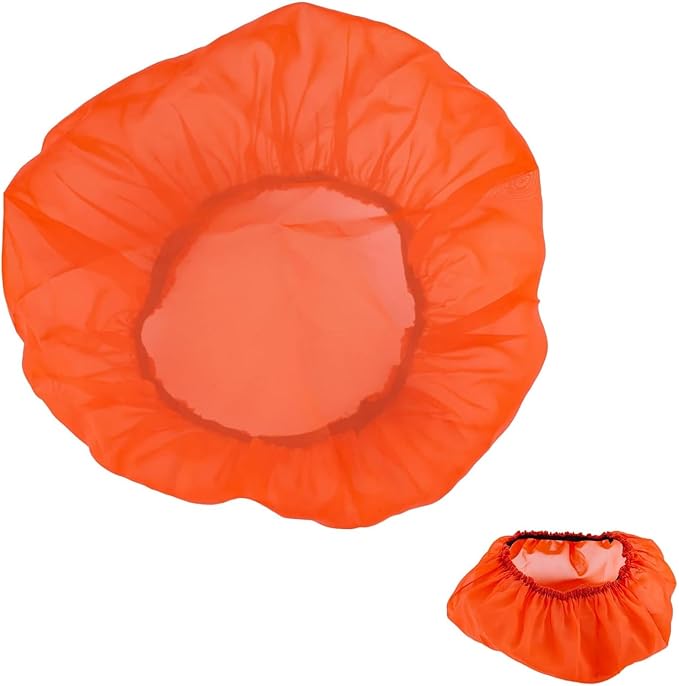PRO CAKEN Motorcycle Universal Foam Air filter Cover Protector Air Filter Cover For Dirt Pit Bike Air Filter Cleaner Kits-Orange 2pcs