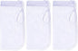 ALEGI Media Filter Bag Aquarium Extra Fine,Reusable 180 Micron Drawstring Mesh Filter Bags for Very Fine Resins Filter (7.5"*3.6" (3 Pack))