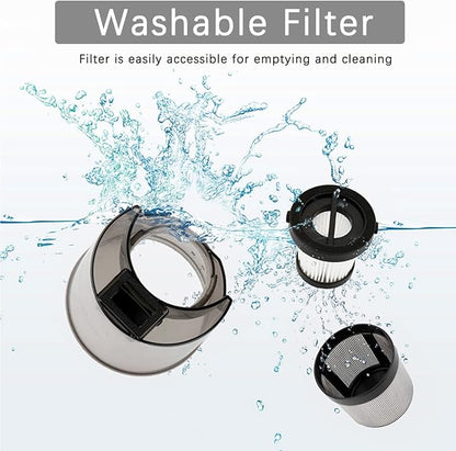 2 Pcs Bed Vacuum Cleaner Filters, Replacement Filter Compatible with 1003