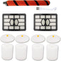 Hepa & Foam Filter Brushroll Replacement Kit for Shark Rotator Pro Lift-away Vacuum Cleaner ZU780 ZU782 ZU782NP ZU785, Replaces Part # Xff500 Xhf500