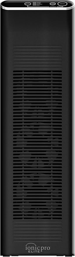 Ionic Pro Platinum (TA750) Air Purifier Tower, Never Replace Filters, Quiet Negative Ion Technology, Cleans Rooms Up to 600 sq ft