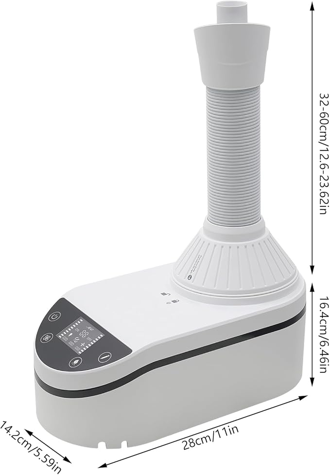 Nail Dust Collecting Machine, Multifunctional Polisher Dust Vacuum Cleaner, Tabletop Dust Collector for Laboratories, Dust Collector Vacuum Cleaner, For Adsorbing the Dust Produced in Daily Polishing