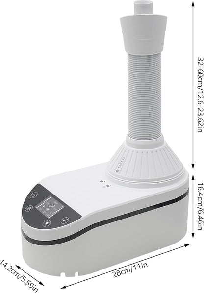 Nail Dust Collecting Machine, Multifunctional Polisher Dust Vacuum Cleaner, Tabletop Dust Collector for Laboratories, Dust Collector Vacuum Cleaner, For Adsorbing the Dust Produced in Daily Polishing