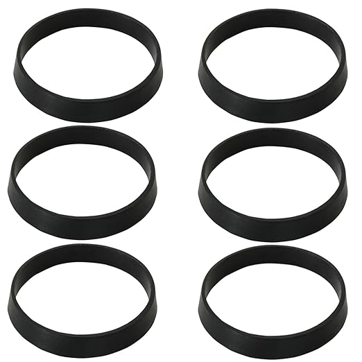 6PCS Sealing Ring for Kitchen Sink Filter, conical Rubber Gasket for Drain Pipe, Gasket for Waste Pipe, 2.2-inch Drain Pipe Sink Odor Collector Siphon, 55mm Inclined Sliding Joint Rubber Ring