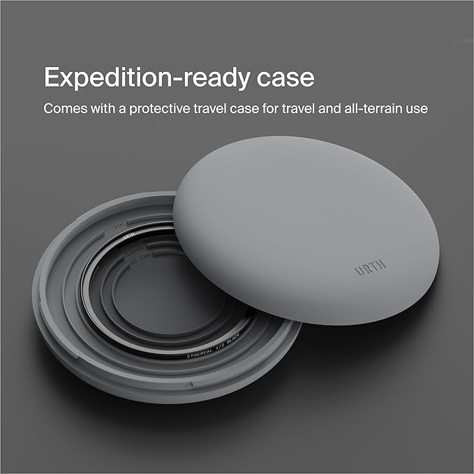 Urth 82mm Magnetic Ethereal Black Mist ½ Diffusion Lens Filter (Plus) — Cinematic Effect, 20-Layer Nano-Coated Light Dispersing Particles
