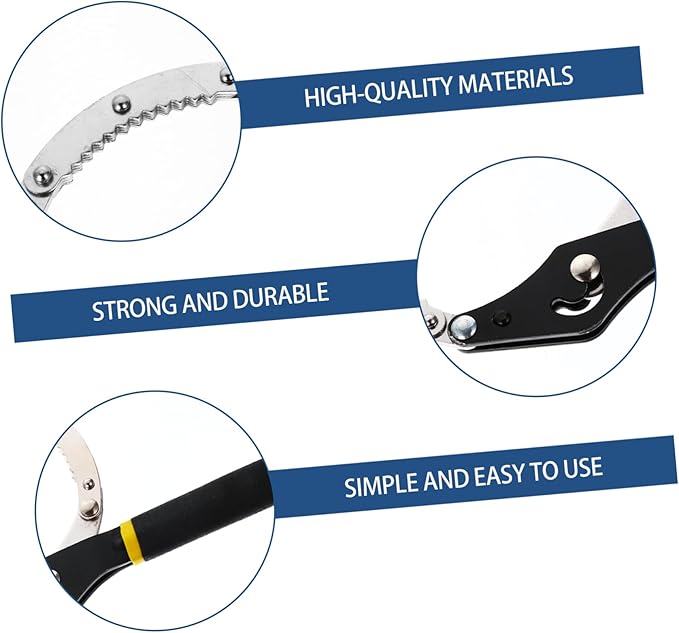 2pcs Adjustable Oil Filter Wrench Tool for Easy Removal of Oil Filters Compatible with Small to Medium Trucks and Farm Equipment