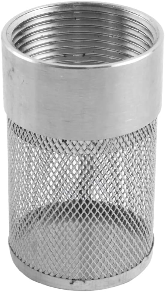 Dia Hose Inlet Suction Strainer Filter, Stainless Steel Water Pump Filter for Garden Irrigation, High Pressure Water Pump, Sprayer & Plumbing Systems (43.5mm)