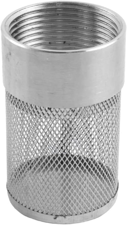 Dia Hose Inlet Suction Strainer Filter, Stainless Steel Water Pump Filter for Garden Irrigation, High Pressure Water Pump, Sprayer & Plumbing Systems (43.5mm)
