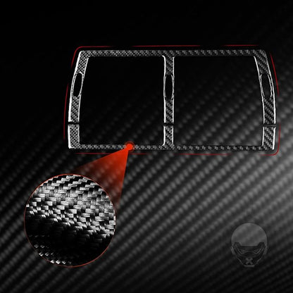 Carbon Fiber Interior Full Compatible with BMW X5 Central air-Conditioning air Outlet 2 pcs-1