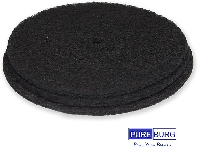 PUREBURG FC-50 Odor Absorbing Carbon Refills Pack Compatible with Vitamix FoodCycler FC50, Collecton Lid Filter Carbon filters 3+3