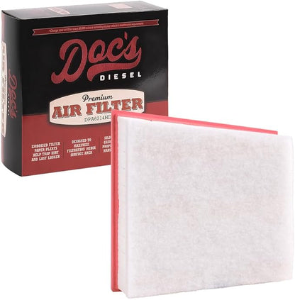 Doc's Diesel Engine Air Filter 6-Pack DPA10660-6 | Compatible with Chevrolet/GMC 6.6L Duramax 2500HD, 3500HD 2017-2019 | Replaces A3231C