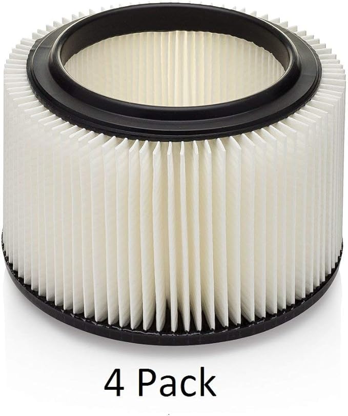 Craftsman 3 & 4 gal. Replacement Filter by Kopach, 4 Pack, Deluxe Fine Particle Filter