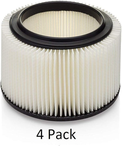 Craftsman 3 & 4 gal. Replacement Filter by Kopach, 4 Pack, Deluxe Fine Particle Filter
