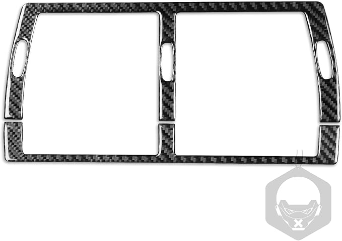 Carbon Fiber Interior Full Compatible with BMW X5 Central air-Conditioning air Outlet 2 pcs-1