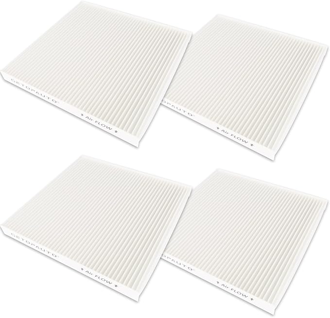 P609422 cabin air filter Compatible with Freightliner Cascadia, Columbia, Century Class,and Coronado Replaces AF26235, PA4857, P609422, wix 24318, abp n10g 91559, CAF24003, PA10181(set of 4)