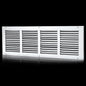 Return Air Grill 24x6(Duct Opening Size),Air Return Vent Cover,Flat Vent Cover,Rejillas De Aire Acondicionado para Casa,Return Air Grilles,Outer Dimensions:25.75"W X 7.75"H(24"W x 6"H, Duct Opening)