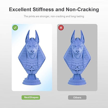 Rigid Pro 3D Printing Resin, High Stiffness & High Precision Engineering Resin, Designed for Detailed Models & Functional Parts for LCD/DLP/MSLA 3D Printers (Dark Skin, 1KG)