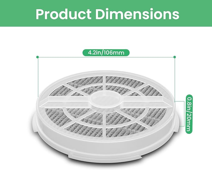 6 Pack HEPA Filter Replacement for Frida Baby Air Purifier 3 in 1,Compatible with RIGOGLIOSO GL-2103 and for SY900S,for JINPUS GL-2103,for LTLKY 900S
