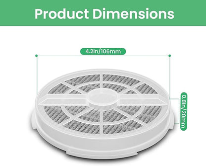 6 Pack HEPA Filter Replacement for Frida Baby Air Purifier 3 in 1,Compatible with RIGOGLIOSO GL-2103 and for SY900S,for JINPUS GL-2103,for LTLKY 900S