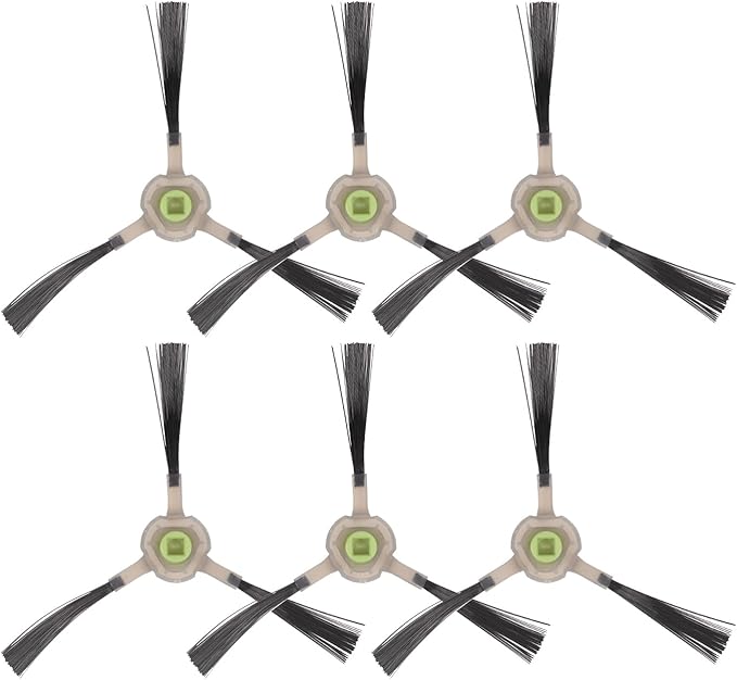 (6 Pieces) Side Brush Lefant M3, M330 Pro, M2 Pro, M1, M320, M310, M210B M210 Pro M210P M213S M210S M210 M213, OKP Life K2 K3 K3A K4 K5 Robot Vacuum, Replacement Parts Side Brushes Accessories