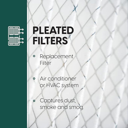 EconoHome 16x25x4 AC Furnace Pleated Air Filter MERV 11 Replacement – Allergen Defense, 5 Pack, Fits Lennox (X6670), Honeywell (FC100A1029) filters. (Actual size: 15.94 x 24.86 x 4.36 Inches)