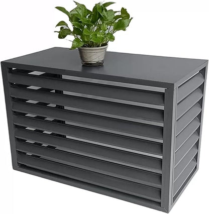 Multifunctional Aluminum Shutter Privacy Fence, Mini Split Cover for External Units, freestanding Enclosure to Cover Garbage Or Units, Noise Reduction, Suitable for Garden, Balcony, Outdoor ( Color :