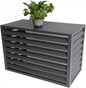 Multifunctional Aluminum Shutter Privacy Fence, Mini Split Cover for External Units, freestanding Enclosure to Cover Garbage Or Units, Noise Reduction, Suitable for Garden, Balcony, Outdoor ( Color :